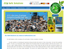 Tablet Screenshot of eco-safesolutions.com